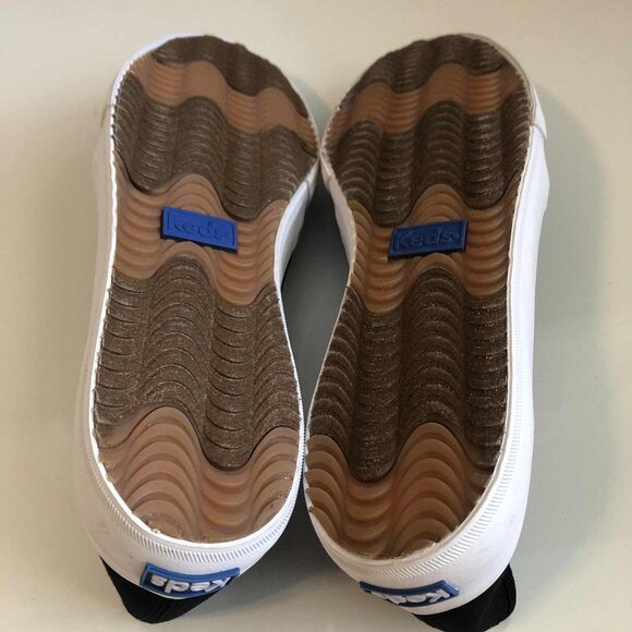 New KEDS Double Decker Slip-on Canvas Sneakers Black 10 - Picture 7 of 8